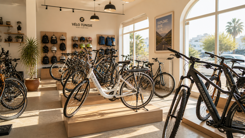 magasin vélo Tunisie guide achat