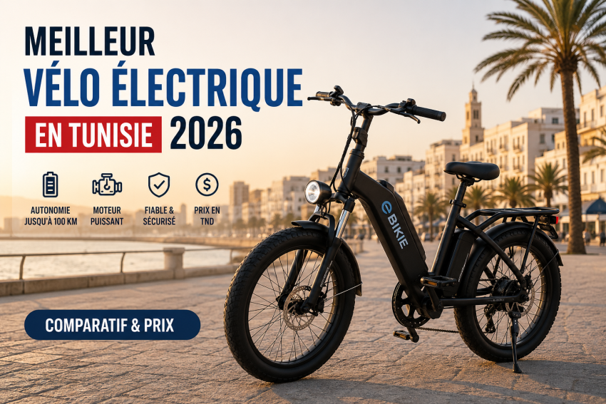 Meilleur verlo electrique en Tunisie 2026 tarif en TND